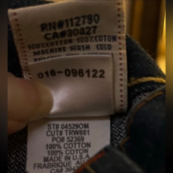 Y2K VINTAGE True Religion Sammy Jeans Women's Size 24, Dark Rinse, Low Rise - Picture 3 of 14